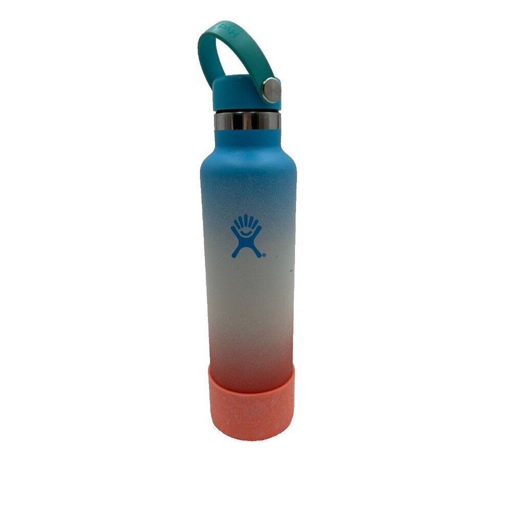 Hydro Flask Coconut Shaved Ice Rainbow Limited Edition 24 oz Protective Sleeve